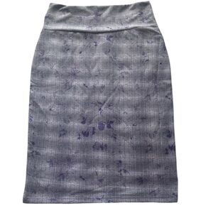 LuLaRoe Cassie lavender floral Pencil Skirt